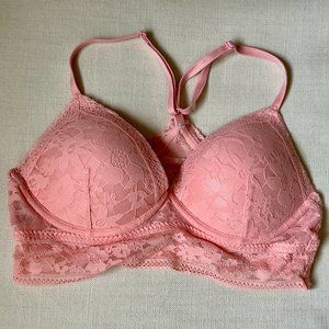Victoria's Secret All Over Lace Racerback Bralette Size M